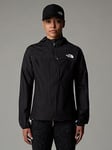 THE NORTH FACE Womens Higher Run Wind Jacket - Black, Black, Size L, Women