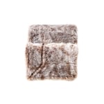 Plaid Imitation Fourrure "Antartic" 125x150cm Chocolat
