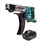 Makita DFR550Z Visseuse auto-alimentée 1/4" 18V LXT 1 Batterie 5,0 Ah BL18150B