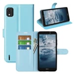 Nokia C2 (2Nd Edition)      Pu Wallet Case    [Lightblue]