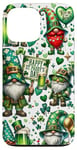 iPhone 13 Pro Max Happy St Paddys Day Gnomes With St Patricks Day Shamrock Case