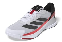 adidas Homme Crazyquick Padel Shoes Chaussures, FTWR White Core Black Lucid Red, 49.5 EU