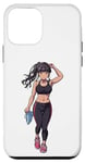 Coque pour iPhone 12 mini Anime et manga Style Fille portant des vêtements de sport