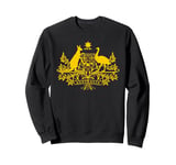 AUSTRALIA COAT OF ARMS KANGAROO AND EMU AUSTRALIAN SYMBOL Sweatshirt