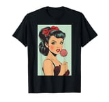 Retro Look Pin Up Girl Sunglasses Lolli Rockabilly Skirt T-Shirt