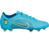 Mercurial Vapor 14 Academy FG/MG JR fotbollsskor Dam CHLORINE BLUE/LASER ORANGE-MARINA 1.5