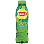 Lipton Boisson au thé Green Ice Tea - saveur citron vert et menthe bouteille PET de 50 cl lot 12