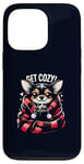 iPhone 13 Pro Get Cozy Chihuahua Hot Cocoa Chocolate Coffee Cold Weather Case