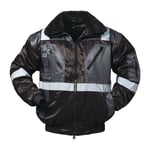 Norway - Veste de pilote combinée 4 en 1 Kirkenes taille l noir/gris 60 % coton / 40 % pes