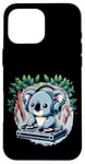 iPhone 16 Pro Max Funny Koala Dj Headphones Graphic for Men Women Kids Case