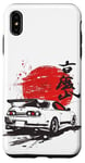 Coque pour iPhone XS Max Retro JDM Japan Domestic Market Drift Racing Car Legend