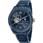 Automatique Montre Homme MASERATI TRAGUARDO R8823150002 Ceramique Bleu