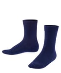 FALKE Unisex Kids Family Coton Unies 1 Paire Socks, Bleu (Dark Marine 6170), 23-26 UK