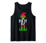 The Fix It Elf Christmas Party Matching Family Elf Tank Top