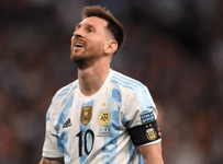 Maillot Argentine La Finalissima 2022 Lionel Messi 10 Italie