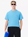 Lacoste Core Essential Cotton Regular Fit Short Sleeve T-Shirt, Blue