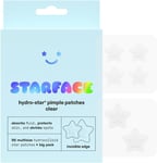 Starface Hydro-Star Clear Big Pack, Invisible Hydrocolloid Pimple Patches, Two