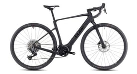 Velo de gravel electrique cube nuroad hybrid c 62 slx 400x sram rival etap axs sram gx eagle axs 12v 400 wh 700 mm noir carbon 2024