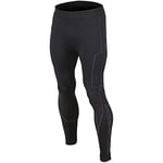 BRUBECK sous-vêtements Fonctionnels de Moto Homme | Maillot de Corps Thermique | Pantalon Respirant | Motocross XXL Noir - LE11070