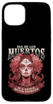 Coque pour iPhone 15 Plus De los Muertos Spritis Jour des morts Crâne Femme