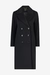 Lauren Ralph Lauren - Kappa Cashmere Blend-wool DB 42" - Svart