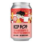 Hip Pop Kombucha Strawberry & Pineapple - 330ml (Pack of 12)