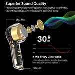 TOZO T9 Wireless Earbuds Environment Noise Cancellation 4Mic Headphone Deep Bass