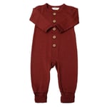 Jumpsuit w/2in1 foot, Joha, Ull, Rød-100