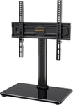 Perlegear Universal Swivel TV Stand for 24-60 inch TVs up to 45kg, Height Table