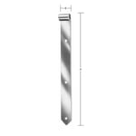 Stabelhengsel Vormann 300X30Mm Galvanisert