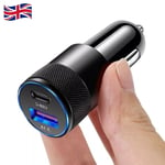 Fast Car Charger Type C PD + USB Power Adapter For iPhone 15 14 13 12 Pro Max/XS