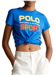 Polo Ralph Lauren Rainbow Logo T-shirt Retro Preppy Shirt Blouse Top New M