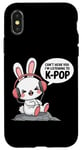 iPhone X/XS Can't Hear You K-Pop Fan Headphones Bunny Rabbit music Fun Case