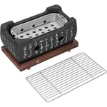 Barbecue Japonais, Mini Poêle à Charbon De Bois Domestique, Accessoires De Four avec Grille en Filet pour Le Camping