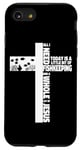 iPhone SE (2020) / 7 / 8 Saltwater Aquarium Cross Faith Christian Jesus All I Need Case