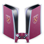 WEST HAM UNITED FC 2023/24 CREST KIT VINYL SKIN SONY PS5 DIGITAL EDITION BUNDLE