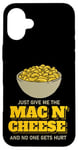 iPhone 16 Plus Macaroni and Cheese Costume Mac and Cheese gifts Case