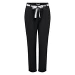 Pantalon FEMME Only Onlrita Life Loose New Belt noir