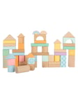 Small Foot - Wooden Building Blocks Pastel 50dlg.