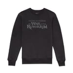 Lord Of The Rings The War of Rohirrim Textured Logo Sweatshirt - Black - 3XL