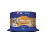 DVD-R VERBATIM 4.7GB Printable 50/fp