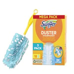 Swiffer Duster, Plumeau Attrape- Poussière, 54 Recharges (3x18 Recharges) Dépoussiérantes, Attrape Et Retient Jusqu’À 3 Fois Plus De Cheveux Et Poussière Qu’Un Plumeau Ordinaire