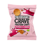 The Organic Crave Veganske protein chips m. Paprika & onion Økologisk - 30 g