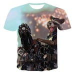 Summer New Galaxy Guards Men Short Sleeve O-Neck T-Shirt Casual Breathable Mens Tops Tee Fashion 3D Printing T-Shirt-XL