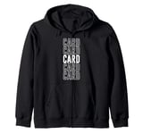 Card Zip Hoodie