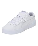 PUMA Femme Jada Chaussures de Gymnastique, Multicolore White White Silver, 38 EU