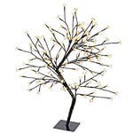 WeRChristmas Warm White 128 LED Lights Illuminated Cherry Blossom Tree Christmas Decoration-Height 80cm