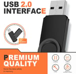 USB Stick 1GB USB 2.0 Memory Stick Uflatek Thumb Flash Drive 10 Pack Rotate USB