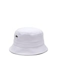 Lacoste Men's RK2056 Bucket Hat, Blanc, M