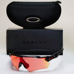 Oakley Sunglasses OO 9208 Radar EV Path Black Orange Colorshift Splatter E4